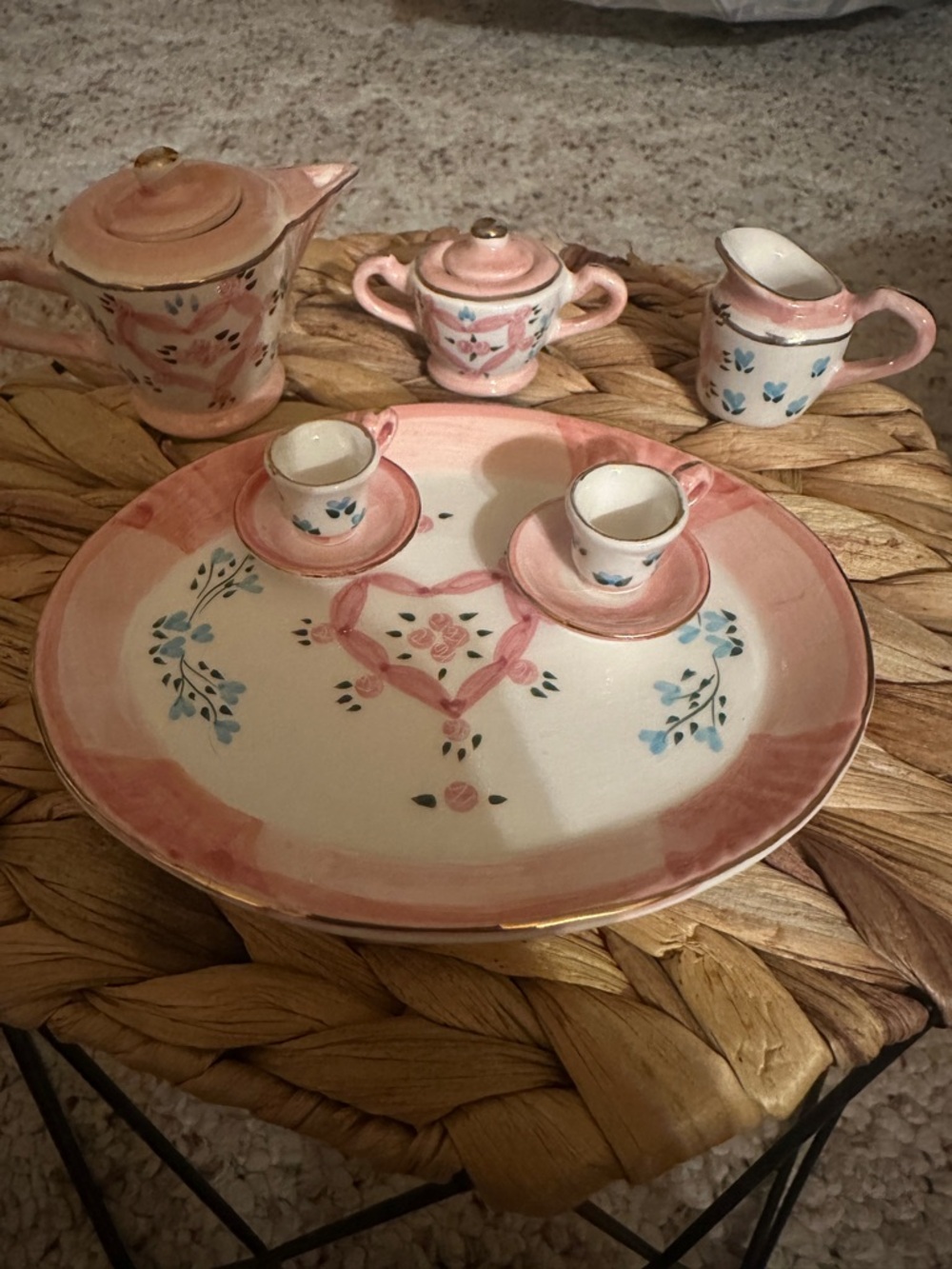 Vintage miniature tea set